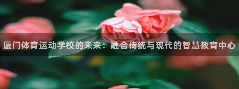 3377体育官网下载：厦门体育运动学校的未来：融合传